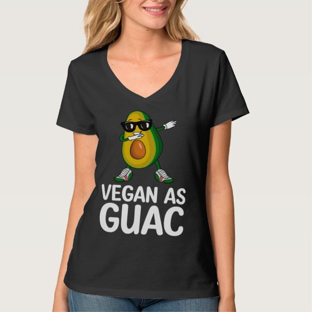 Avocado  Healthy Fruit Guacamole Vegetarian Vegan  T-Shirt (Vorderseite)