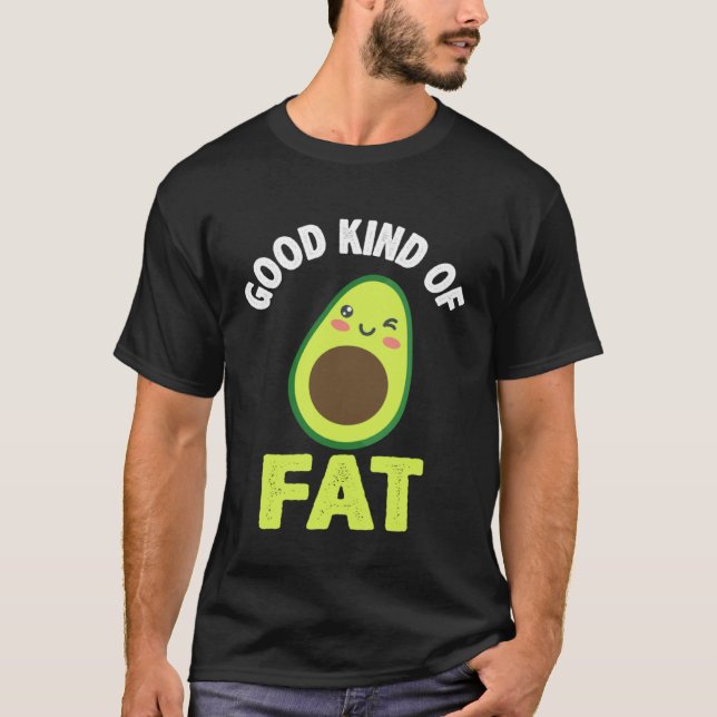 Avocado  Healthy Fruit Guacamole Vegetarian Vegan  T-Shirt (Vorderseite)