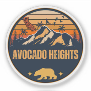 Avocado Heights, Kalifornien Aufkleber