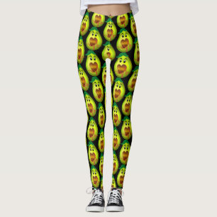 Avocado herzfreundliches Essen Leggings