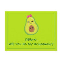 Avocado Hipster Werden Sie meine Bridesmaid