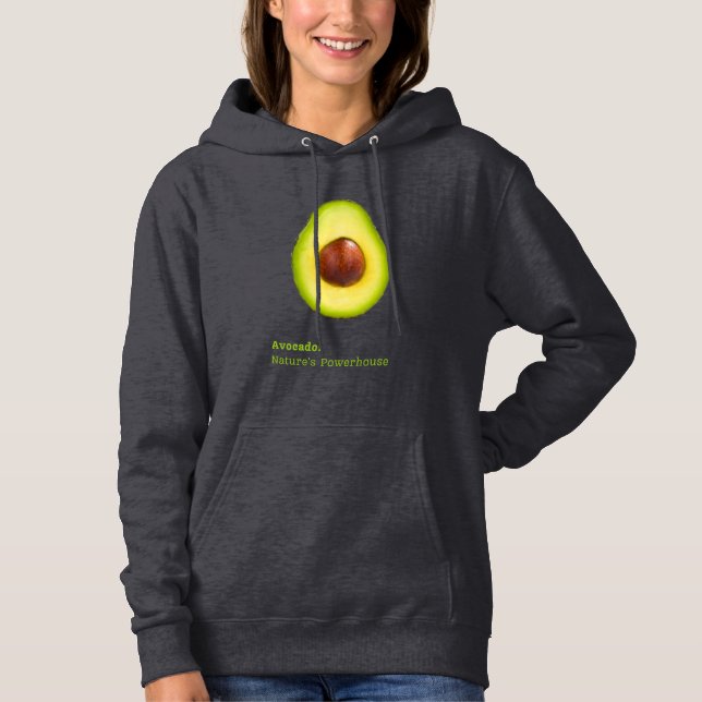 Avocado Hoodie für Frau (Vorderseite)