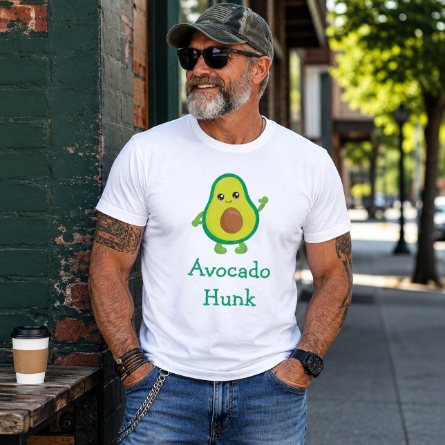 Avocado Hunk Trendy Hipster T-Shirt (Von Creator hochgeladen)