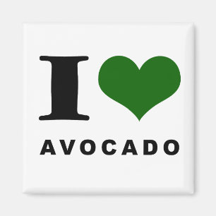 Avocado, I Liebe Avocado Magnet