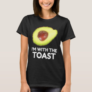 Avocado, I'm With The Toast, Couples Halloween Cos T-Shirt