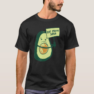 Avocado Iss Mehr Salsa Vegane Lebensmittel Kinde T-Shirt