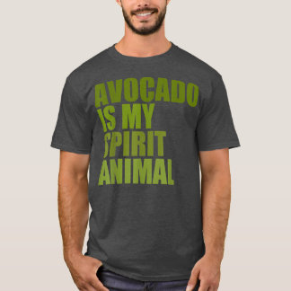 Avocado ist mein Geist Tier Ovelty Avocado Geschen T-Shirt