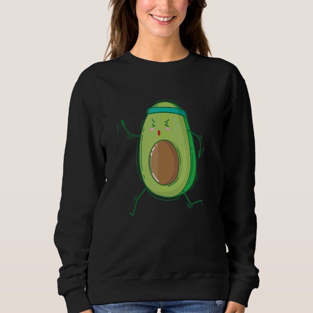 Avocado Joggen Sweatshirt (Vorderseite)