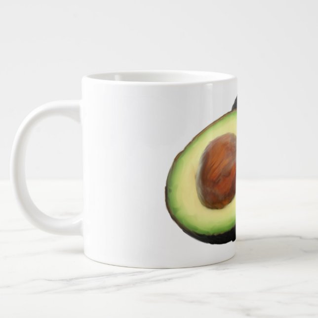 Avocado Jumbo-Tasse (Links)