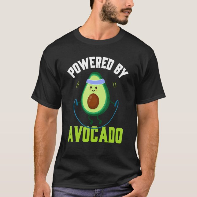 Avocado Jump Rope Jumping Skipping Keto Cardio T-Shirt (Vorderseite)