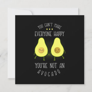 Avocado kann jeden glücklich machen einladung