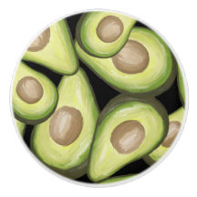 "Avocado" Keramikgriff mit Aufdruck