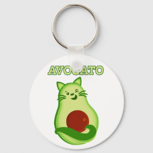 Avocado Keto Kitty Cat Winking bei Ihnen Schlüsselanhänger