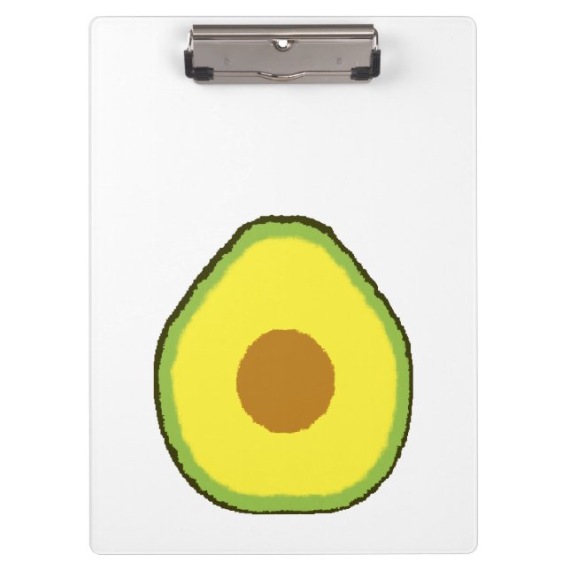 Avocado Klemmbrett (Vorderseite)