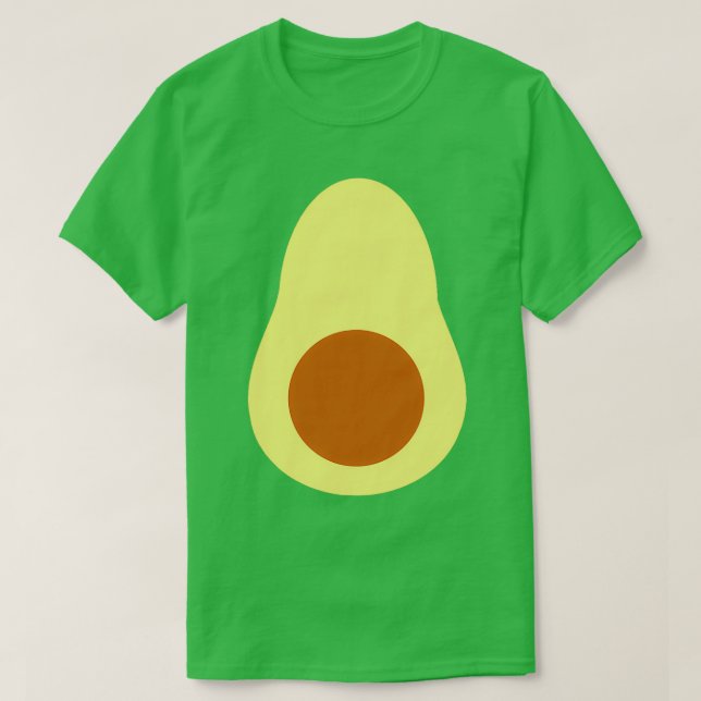 Avocado Kostüme Fruchtkarneval Last Minute H T-Shirt (Design vorne)
