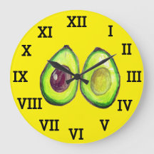 Avocado Küche Gemüse gesunde Wasserfarben Lebensmi