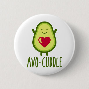 Avocado-Kugel Button
