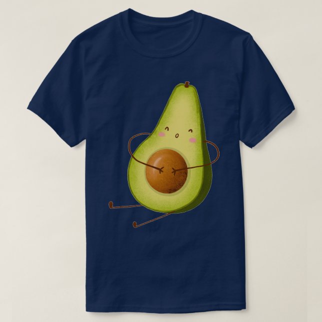 Avocado-Kunst T-Shirt (Design vorne)