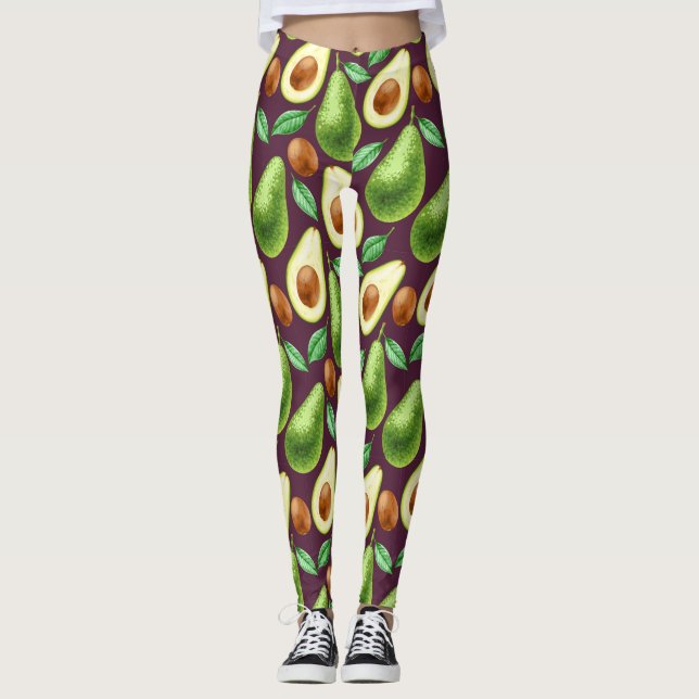 Avocado Leggings (Vorderseite)