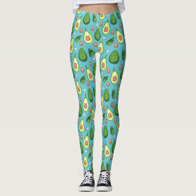 Avocado Leggings (Vorderseite)