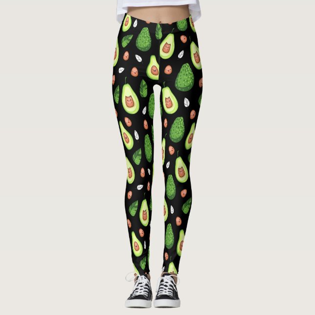Avocado Leggings (Vorderseite)
