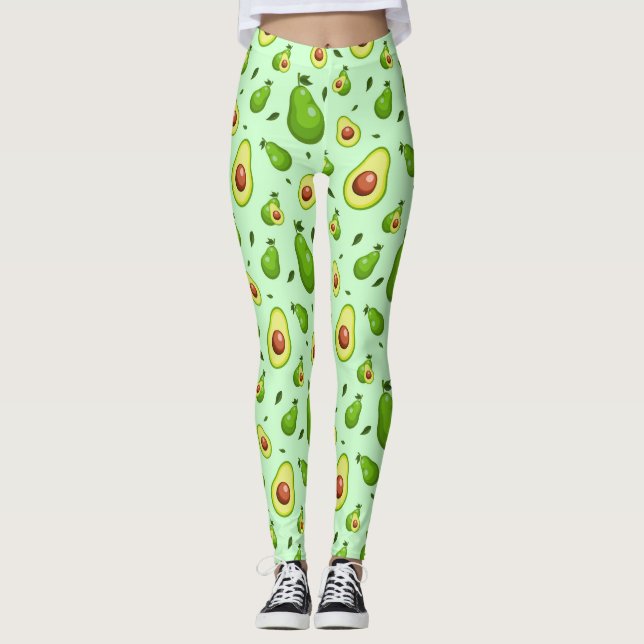 Avocado Leggings (Vorderseite)
