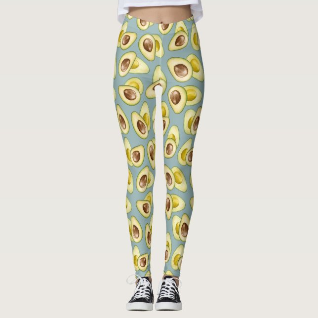 Avocado Leggings (Vorderseite)