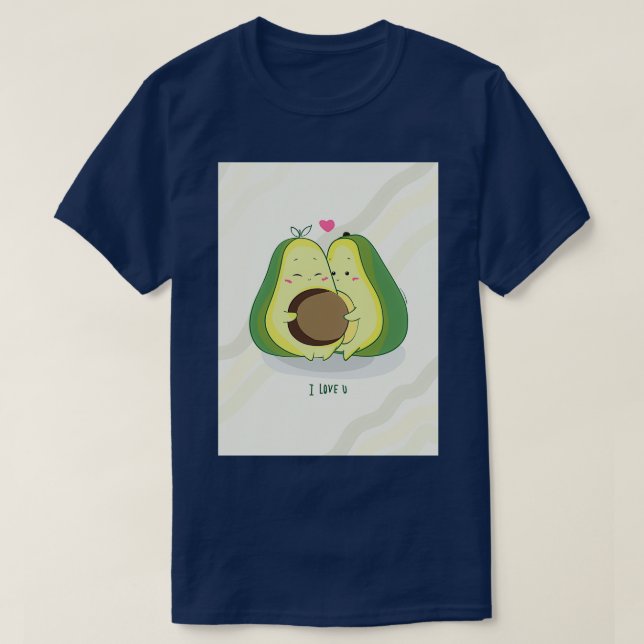 Avocado Liebe 21 T-Shirt (Design vorne)