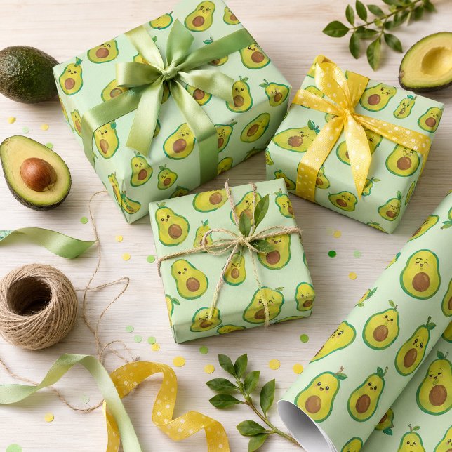 Avocado Liebe Geschenkpapier (Von Creator hochgeladen)