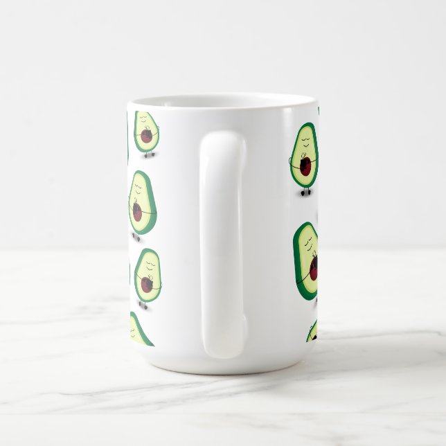 Avocado-Liebe-Kaffee-Tasse Kaffeetasse (Henkel)