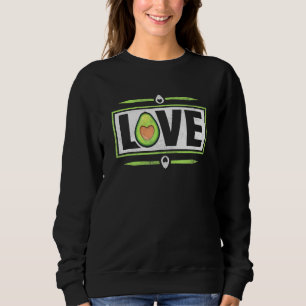Avocado-Liebe Sweatshirt