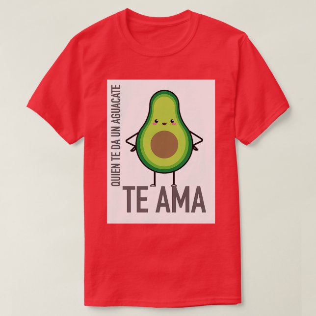 Avocado-Liebe T-Shirt (Design vorne)