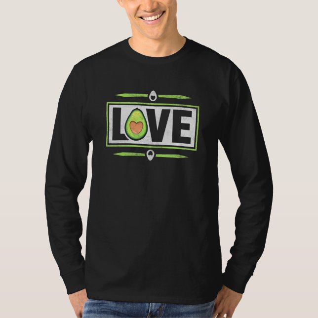 Avocado-Liebe T-Shirt (Vorderseite)