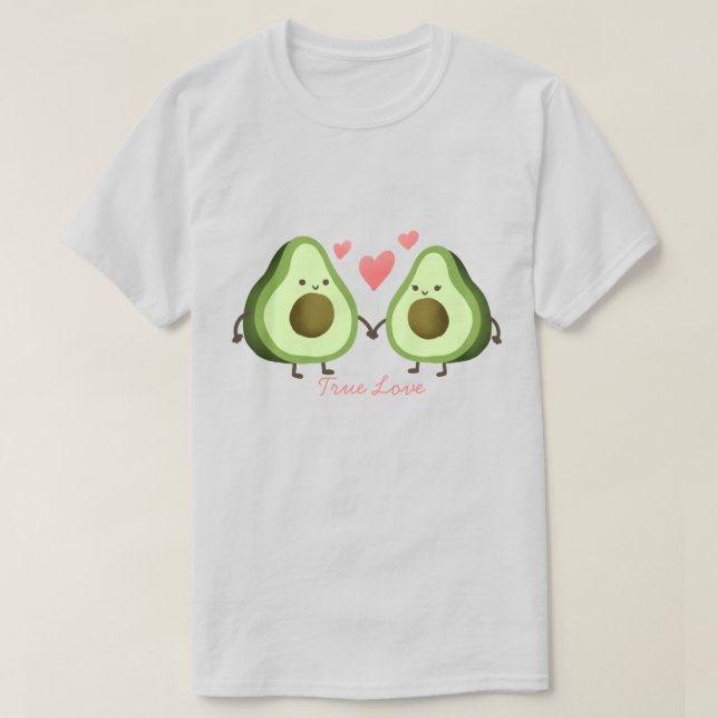 Avocado-Liebe T-Shirt (Design vorne)