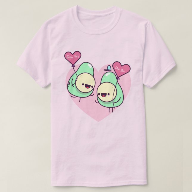 Avocado Liebe T - Shirt (Design vorne)