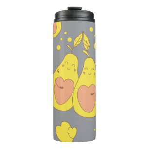Avocado Liebe Thermosbecher