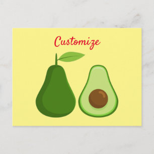 Avocado Lover Design Thunder_Cove Postkarte