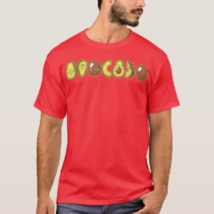 Avocado Lover Guac Guacamole Keto Ketogenic Frucht T-Shirt