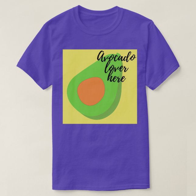 Avocado Lover Hier T-Shirt (Design vorne)