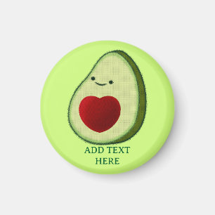Avocado Lover Niedlich Cartoon Magnet