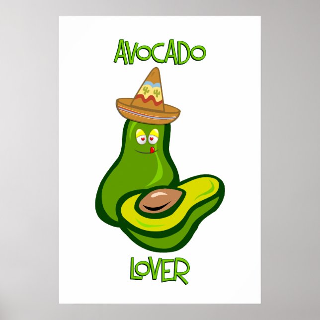 Avocado Lover Poster (Vorne)