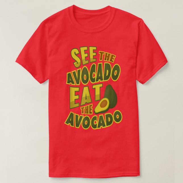 Avocado Lover Vegan FunnyGift  T-Shirt (Design vorne)