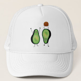 Avocado lustige zujubelnde grüne Grube Handstand Truckerkappe