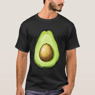 Avocado lustiger Halloween-Wortwitz einfacher faul T-Shirt