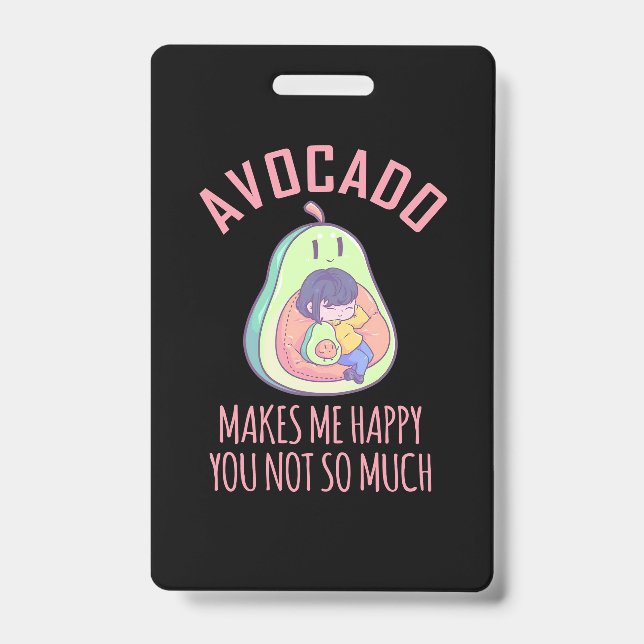 Avocado macht mich glücklich ausweis (Vorderseite)