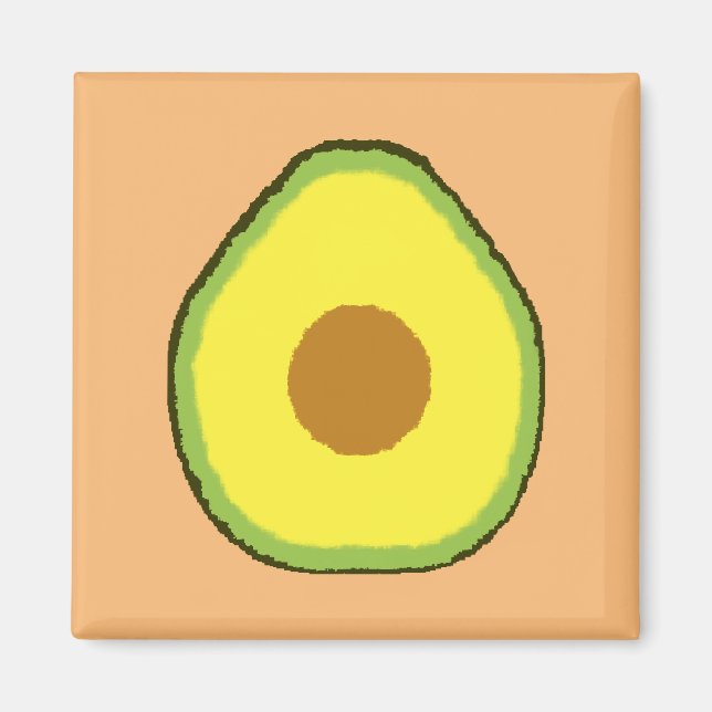 Avocado Magnet (Vorne)