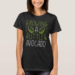 Avocado Mama Vegetarian Baby Ankündigung Mütter D T-Shirt