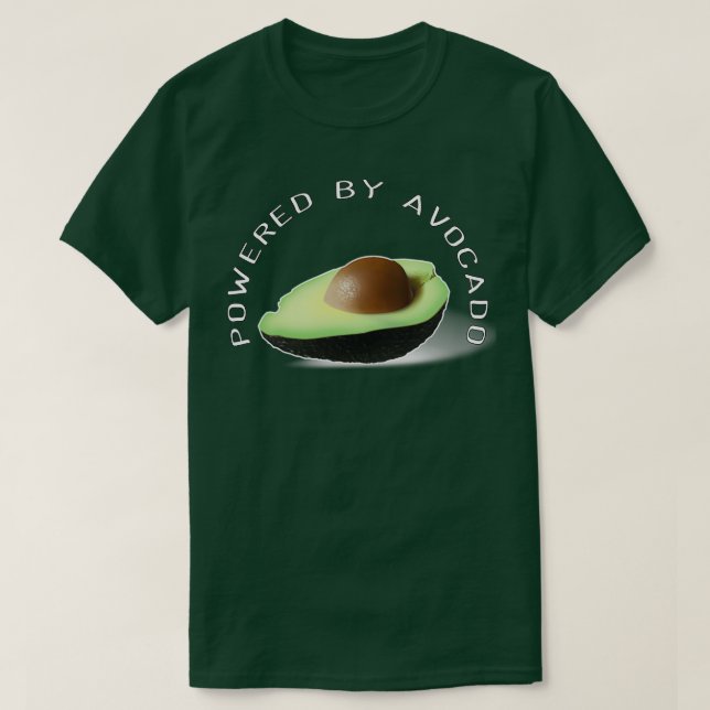 Avocado mit Antrieb durch Avocado T-Shirt (Design vorne)