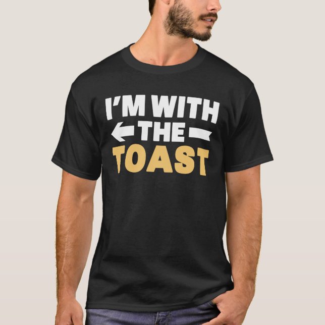 Avocado mit Toast-Matching Halloween-Kostüm T-Shirt (Vorderseite)