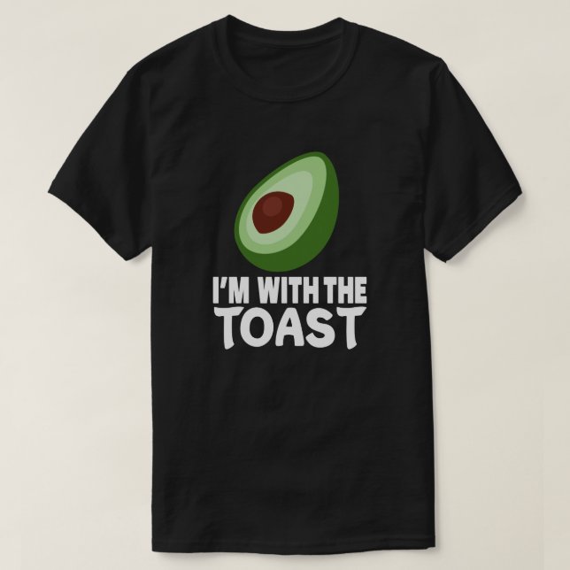 Avocado mit Toast-Matching Halloween-Kostüm T-Shirt (Design vorne)